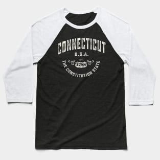 Connecticut State USA Baseball T-Shirt